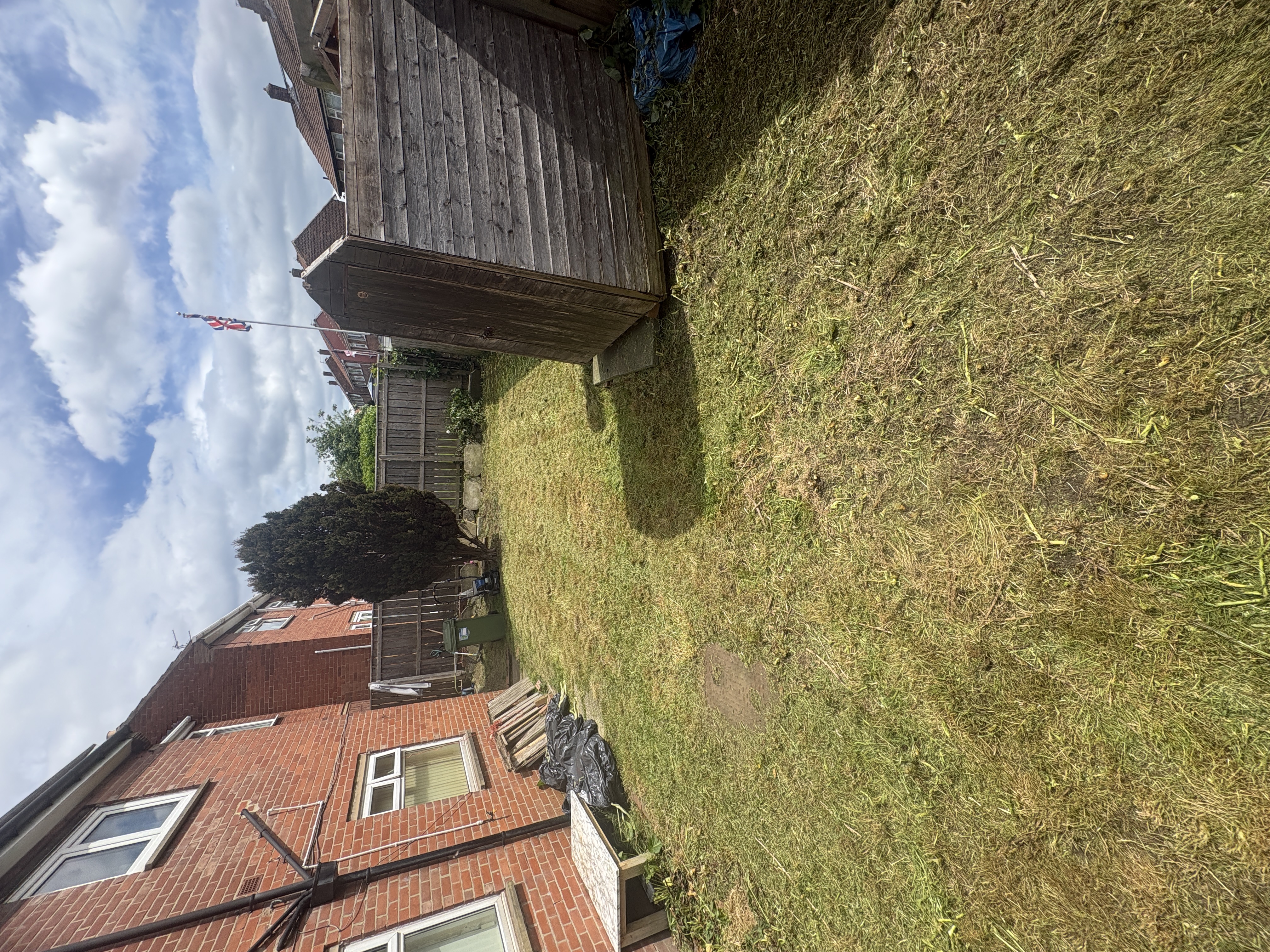 Garden after clearance