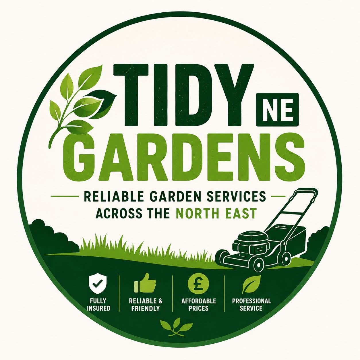Tidy Gardens NE logo